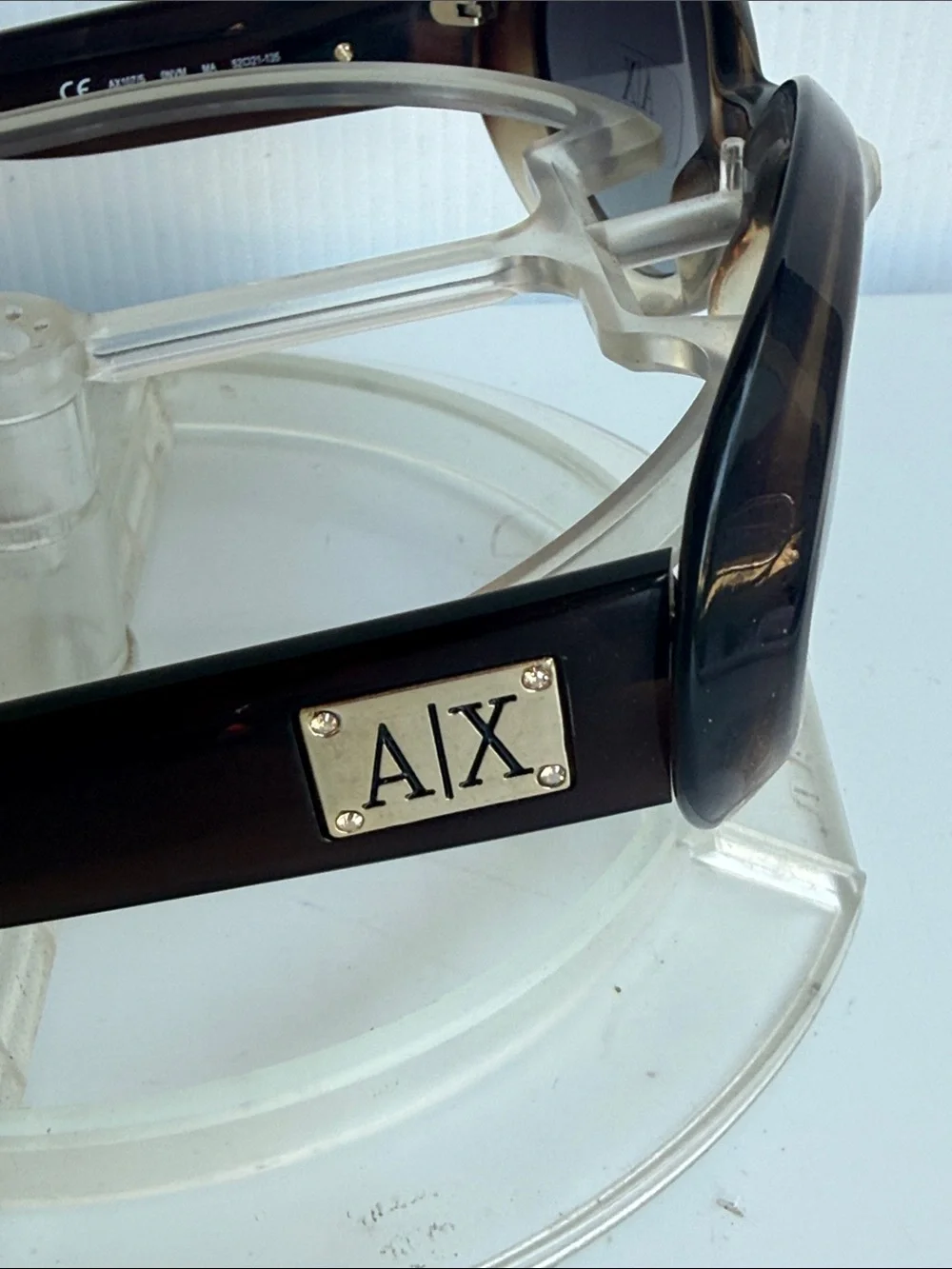 NEW ARMANI EXCHANGE AX107/S Root Beer Brown Fade Sunglasses NEW WITHOUT TAGS
